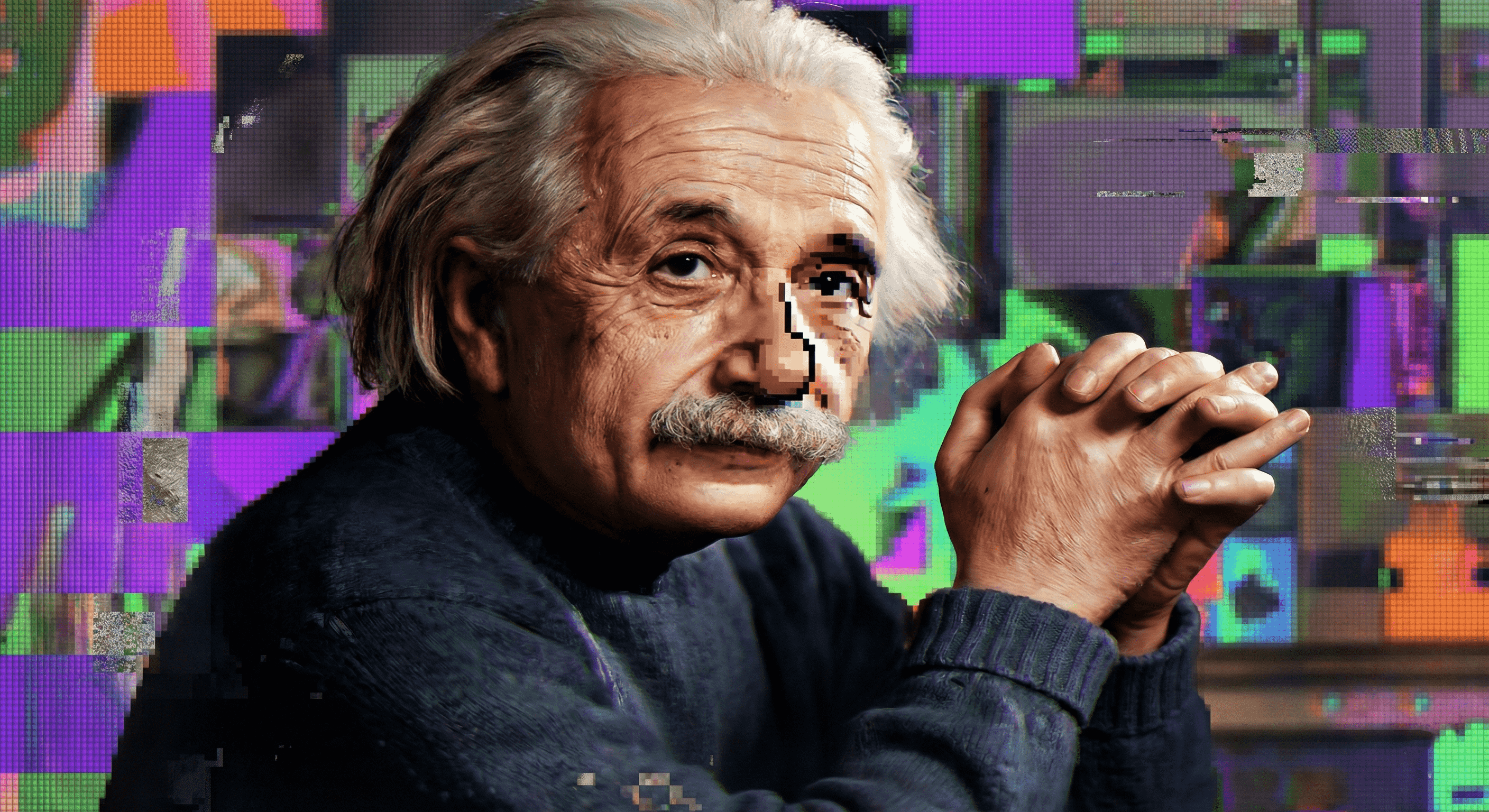 Generic AI image generator output showing inconsistent characters and garbled text